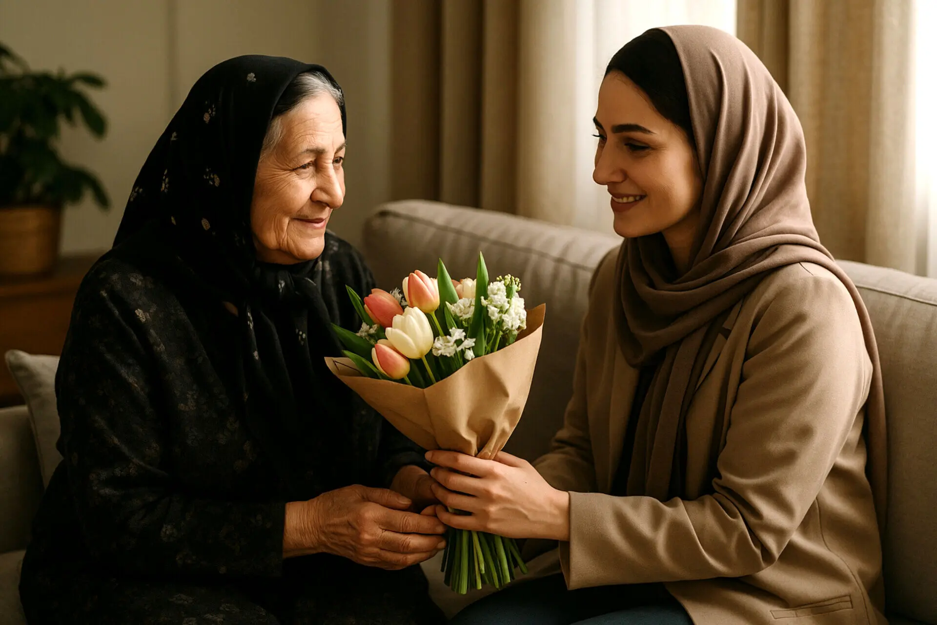 متن‌های تبریک روز زن و روز مادر برای عروس خانواده | جملات محترمانه و صمیمی