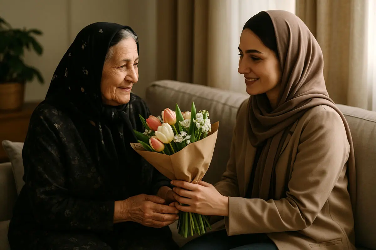 متن‌های تبریک روز زن و روز مادر برای عروس خانواده | جملات محترمانه و صمیمی