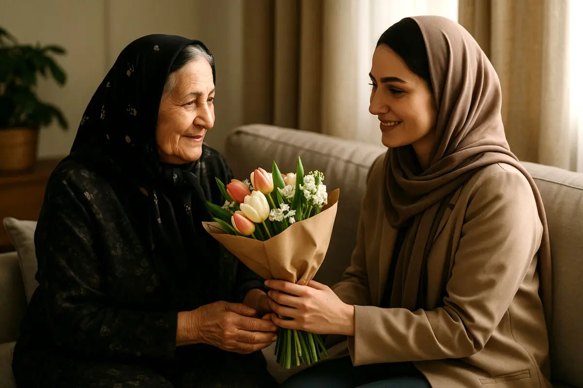 متن‌های تبریک روز زن و روز مادر برای عروس خانواده | جملات محترمانه و صمیمی