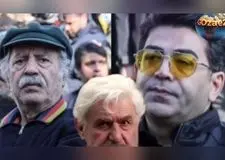 مراسم خاکسپاری عنایت بخشی با حضور هنرمندان مشهور و اشک‌های همسر در فضای غمناک