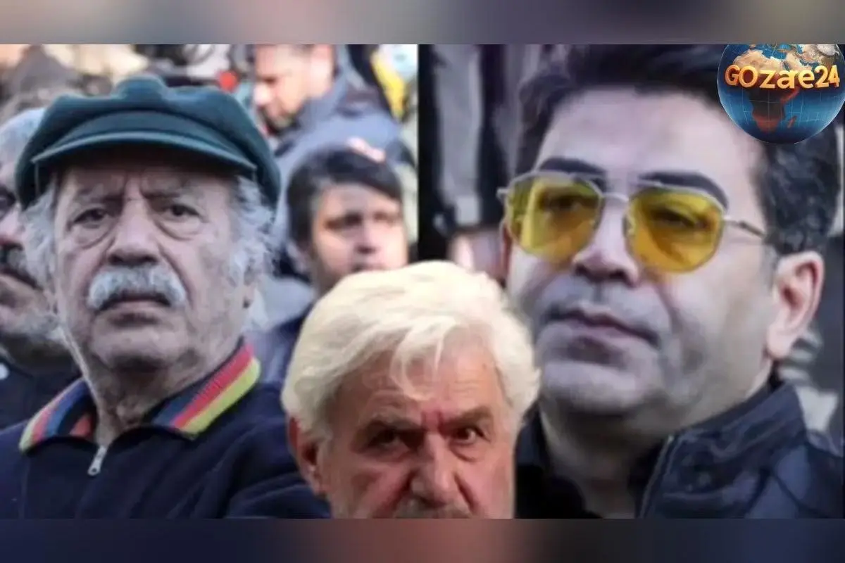 مراسم خاکسپاری عنایت بخشی با حضور هنرمندان مشهور و اشک‌های همسر در فضای غمناک