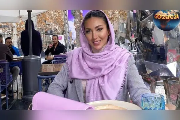 تغییر چهره مینا مختاری همسر بهرام رادان با استایل مادران ایرانی و مانتوهای پلنگی دهه شصتی در استوری اینستاگرام