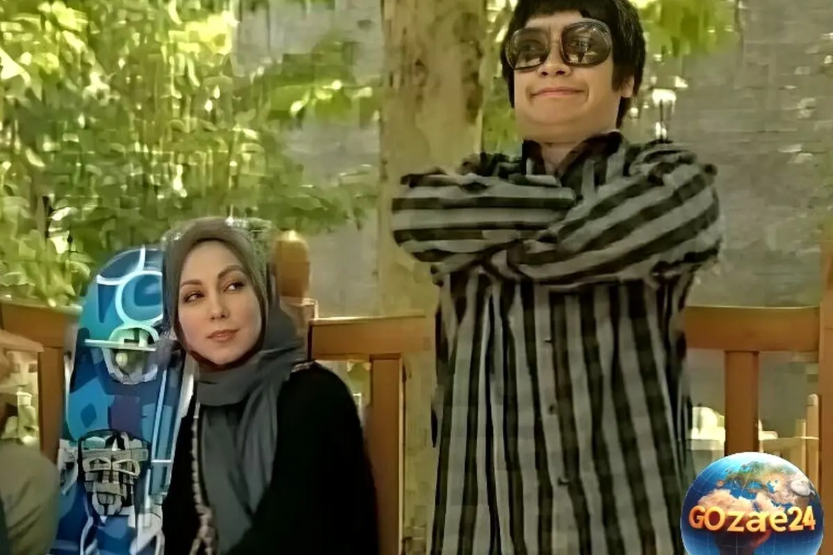 سکانس خنده‌دار و دیدنی عکاسی علی صادقی با عینک زنانه بهنوش بختیاری در خانه به دوش + ویدیو