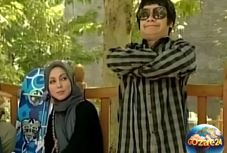 سکانس خنده‌دار و دیدنی عکاسی علی صادقی با عینک زنانه بهنوش بختیاری در خانه به دوش + ویدیو