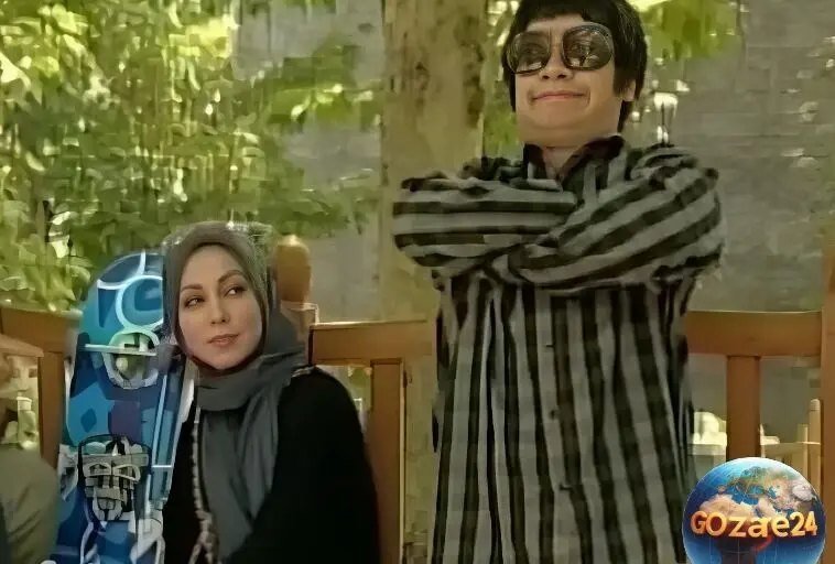 سکانس خنده‌دار و دیدنی عکاسی علی صادقی با عینک زنانه بهنوش بختیاری در خانه به دوش + ویدیو