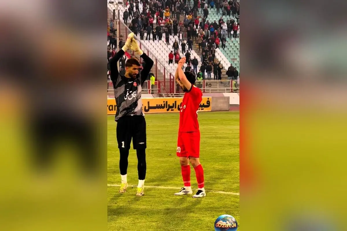 تماشای لحظاتی دلنشین از احترام و عشق بی‌نظیر هواداران تراکتور در ورزشگاه یادگار امام تبریز + فیلم