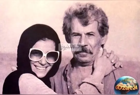 تصویری نادر و خاطره‌انگیز از داوود رشیدی در کنار پدرش در سال 1354