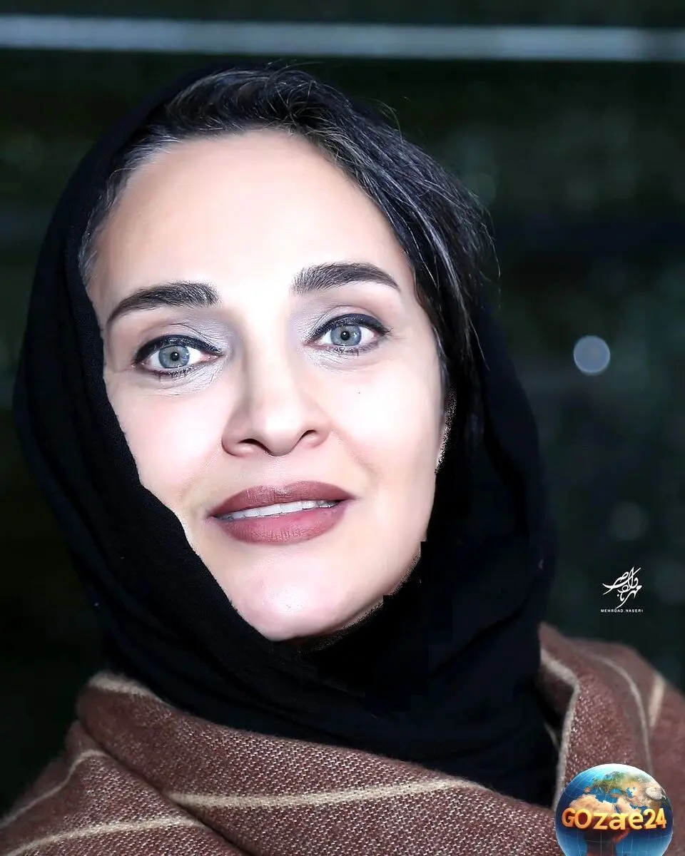 رویا نونهالی در پشت صحنه «سرایل بوی باران» با عروس کم سن و سال در یک سلفی جالب