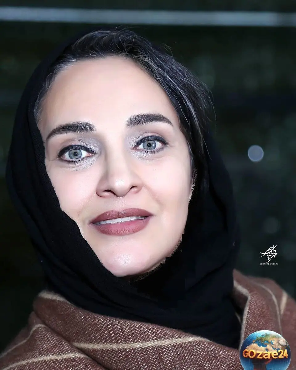 رویا نونهالی در پشت صحنه «سرایل بوی باران» با عروس کم سن و سال در یک سلفی جالب