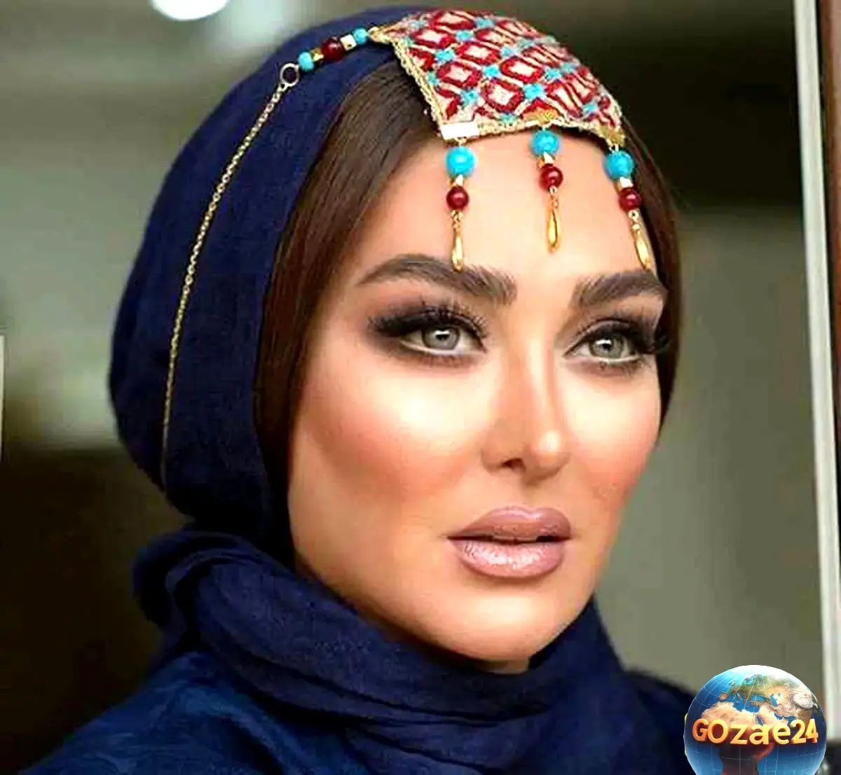 الهام حمیدی در لباس عروس لاکچری در مزون خاص + عکس و میکاپ بی‌نظیر