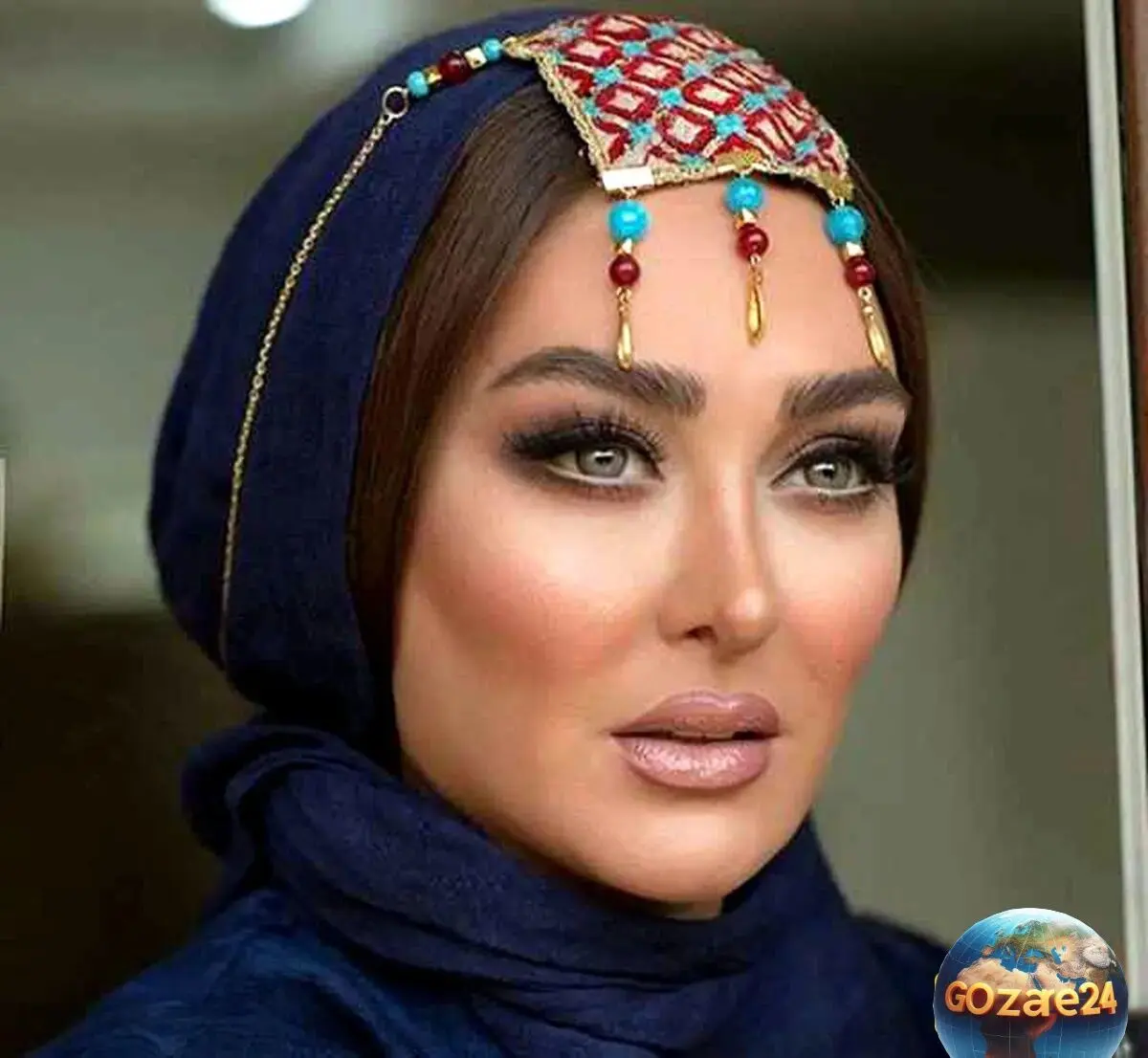 الهام حمیدی در لباس عروس لاکچری در مزون خاص + عکس و میکاپ بی‌نظیر