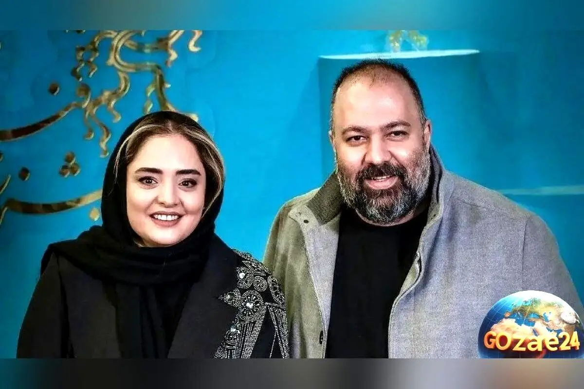 ویدیو خنده‌دار و لحظات جالب نرگس محمدی در برنامه زنده با همسرش علی اوجی + گفتگو با فرزاد فرزین و رضا یزدانی