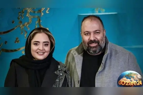 ویدیو خنده‌دار و لحظات جالب نرگس محمدی در برنامه زنده با همسرش علی اوجی + گفتگو با فرزاد فرزین و رضا یزدانی