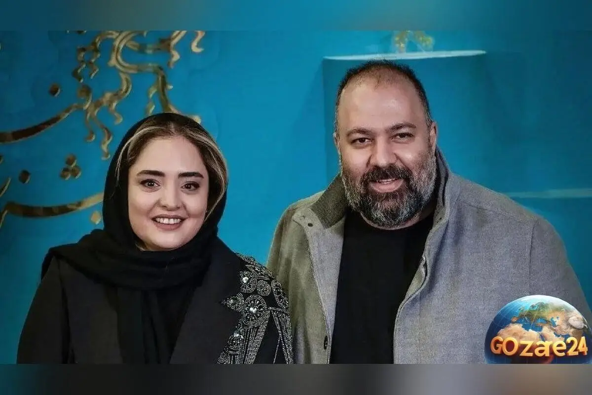 ویدیو خنده‌دار و لحظات جالب نرگس محمدی در برنامه زنده با همسرش علی اوجی + گفتگو با فرزاد فرزین و رضا یزدانی