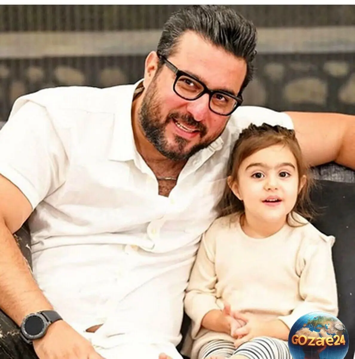 عکس دلنشین محسن کیایی و دخترش روی شانه‌های پدر؛ لحظه‌ای پر از احساس و عشق