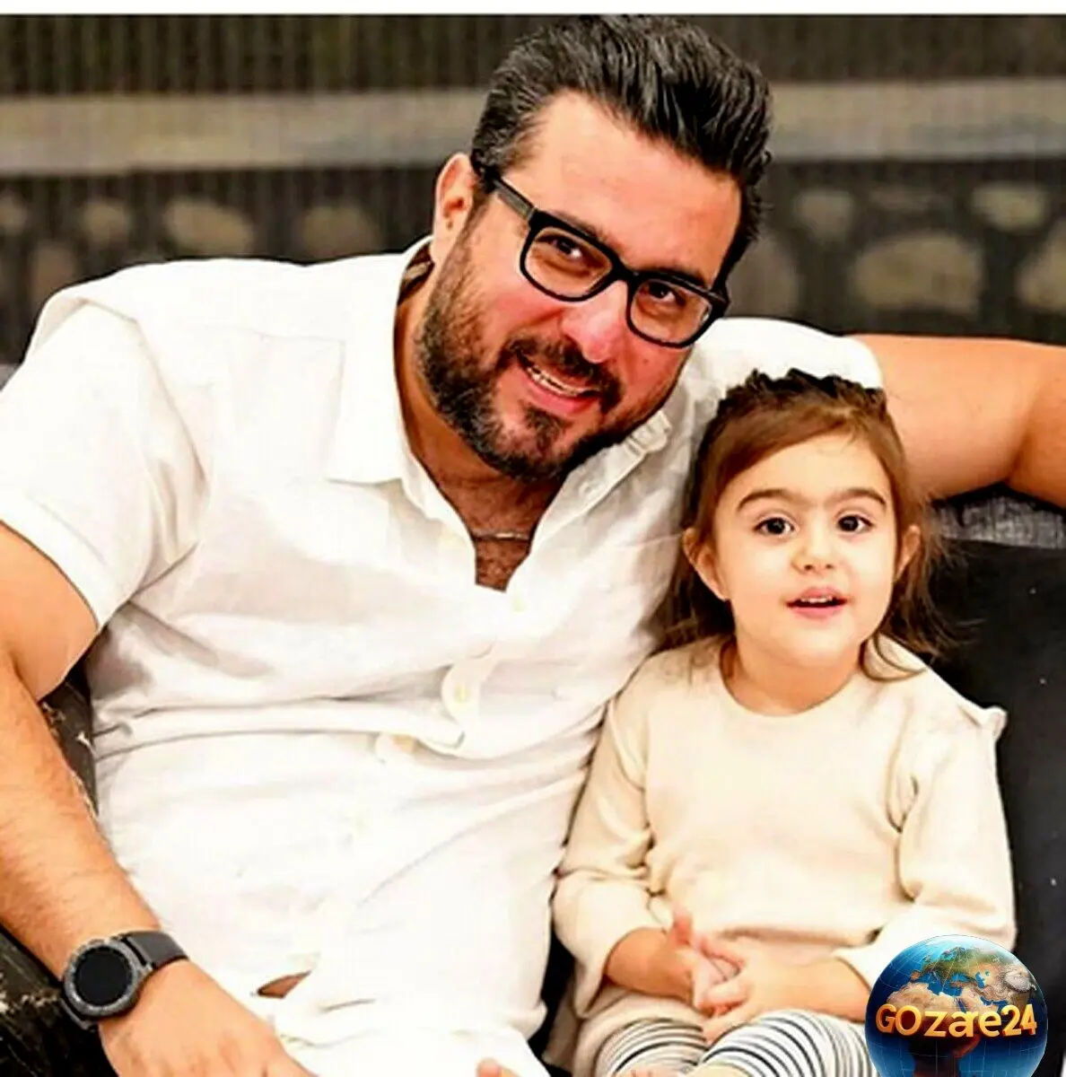 عکس دلنشین محسن کیایی و دخترش روی شانه‌های پدر؛ لحظه‌ای پر از احساس و عشق