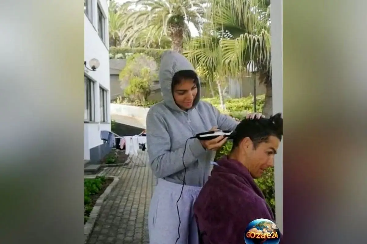 ویدیو کمنظیر و خندهدار از تلاش جورجینا رودریگز برای آرایشگری خانگی رونالدو در دوران کرونا