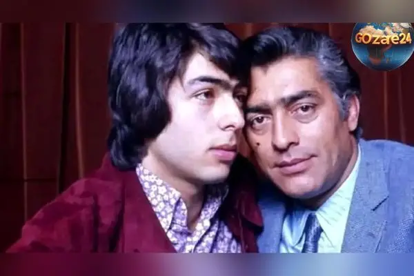 عکس نادر از محمدعلی فردین در کنار پسرش در کافه تهران دهه ۵۰ | سفر در زمان و خاطرات سینمای ایران