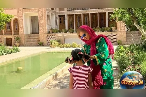 جشن تولد خاص و فانتزی دختر ناز شبنم قلی‌خانی با کیک سه‌بعدی و فیل‌ها در کنار خانواده