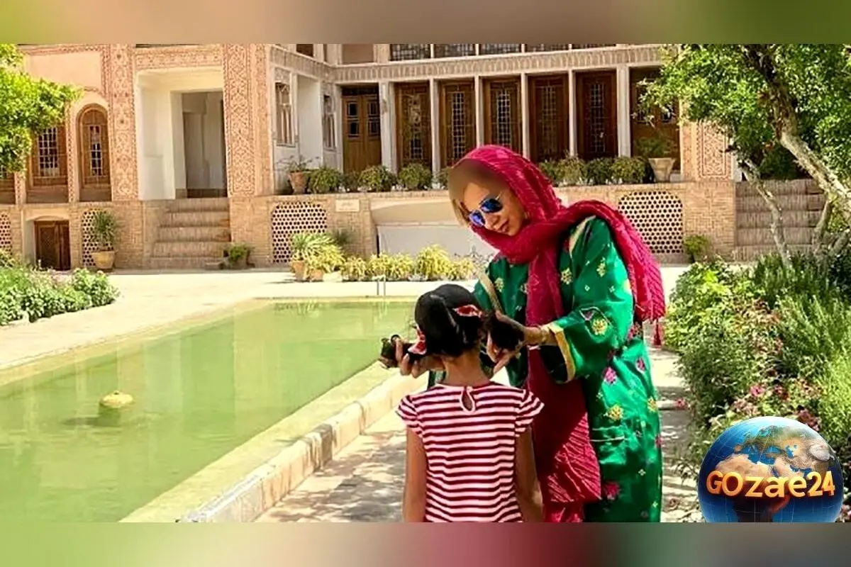 جشن تولد خاص و فانتزی دختر ناز شبنم قلی‌خانی با کیک سه‌بعدی و فیل‌ها در کنار خانواده