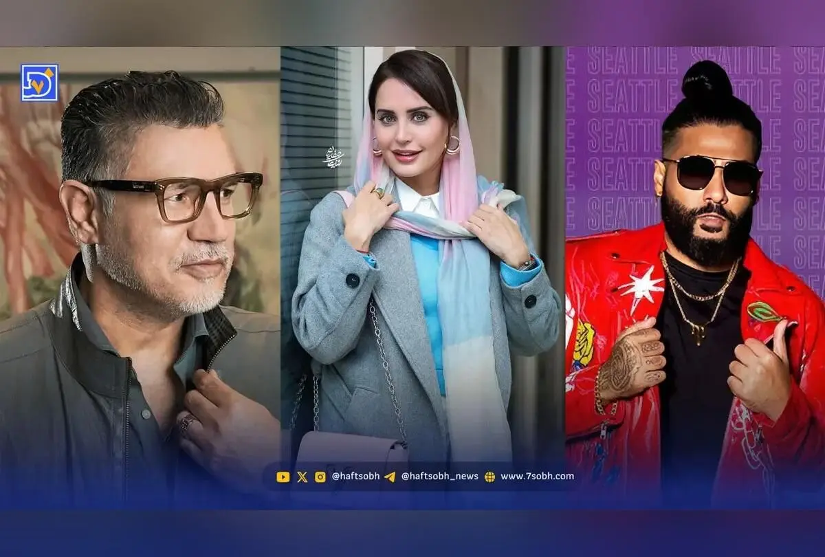 دیدار علی دایی با ساسی مانکن در دبی و استایل تکراری الناز شاکردوست در مراسم اکران فیلم «کج‌پیله»