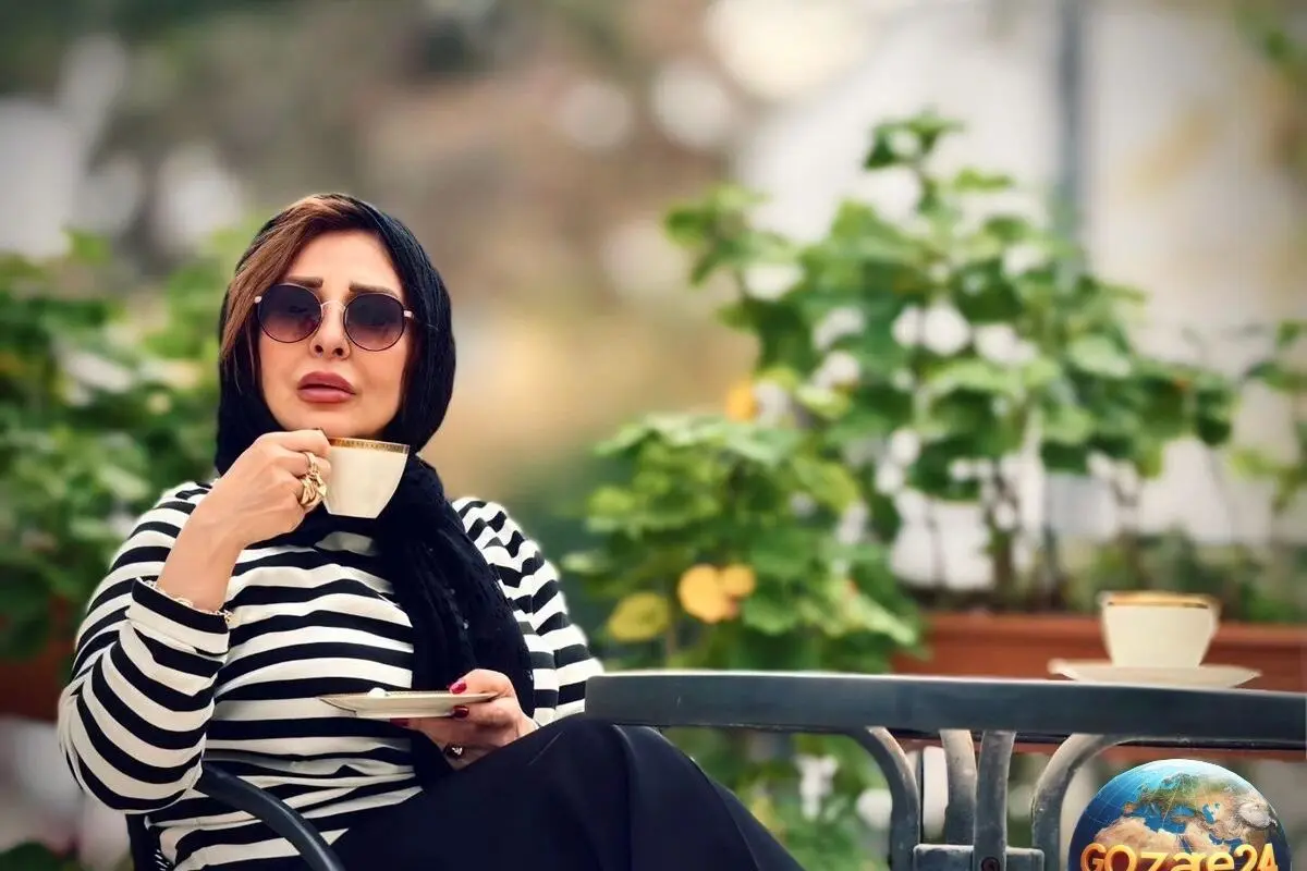 مرجانه گلچین در لباس مزون با استایل سنگین و رنگین؛ تصویری جدید و جذاب از هنرمند محبوب