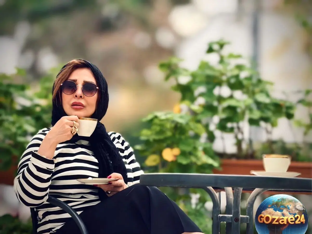 مرجانه گلچین در لباس مزون با استایل سنگین و رنگین؛ تصویری جدید و جذاب از هنرمند محبوب