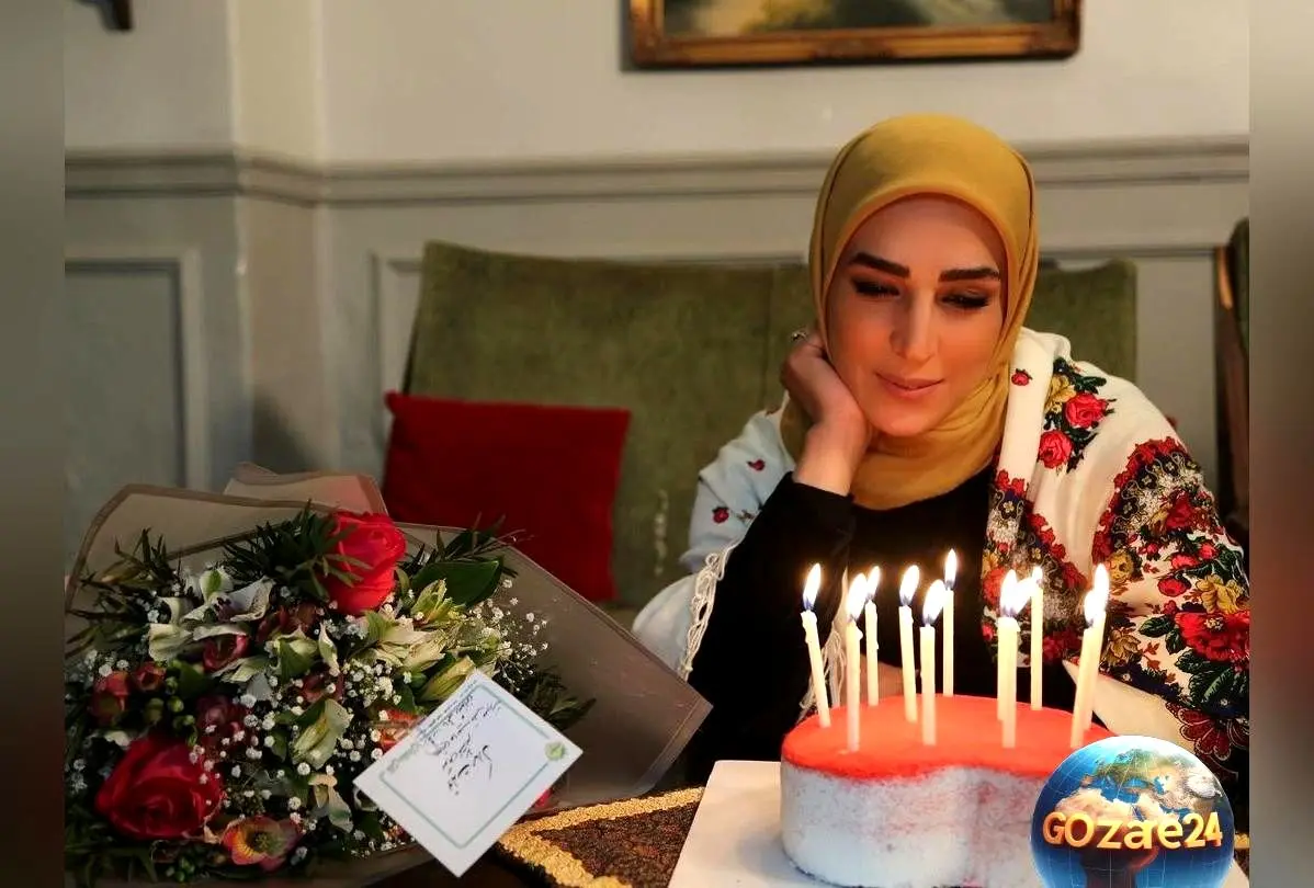 لحظه دیدنی غافلگیری تولد سوگل طهماسبی در صحنه فیلم‌برداری با کیک قلبی شیک و هیجان‌انگیز + ویدیو