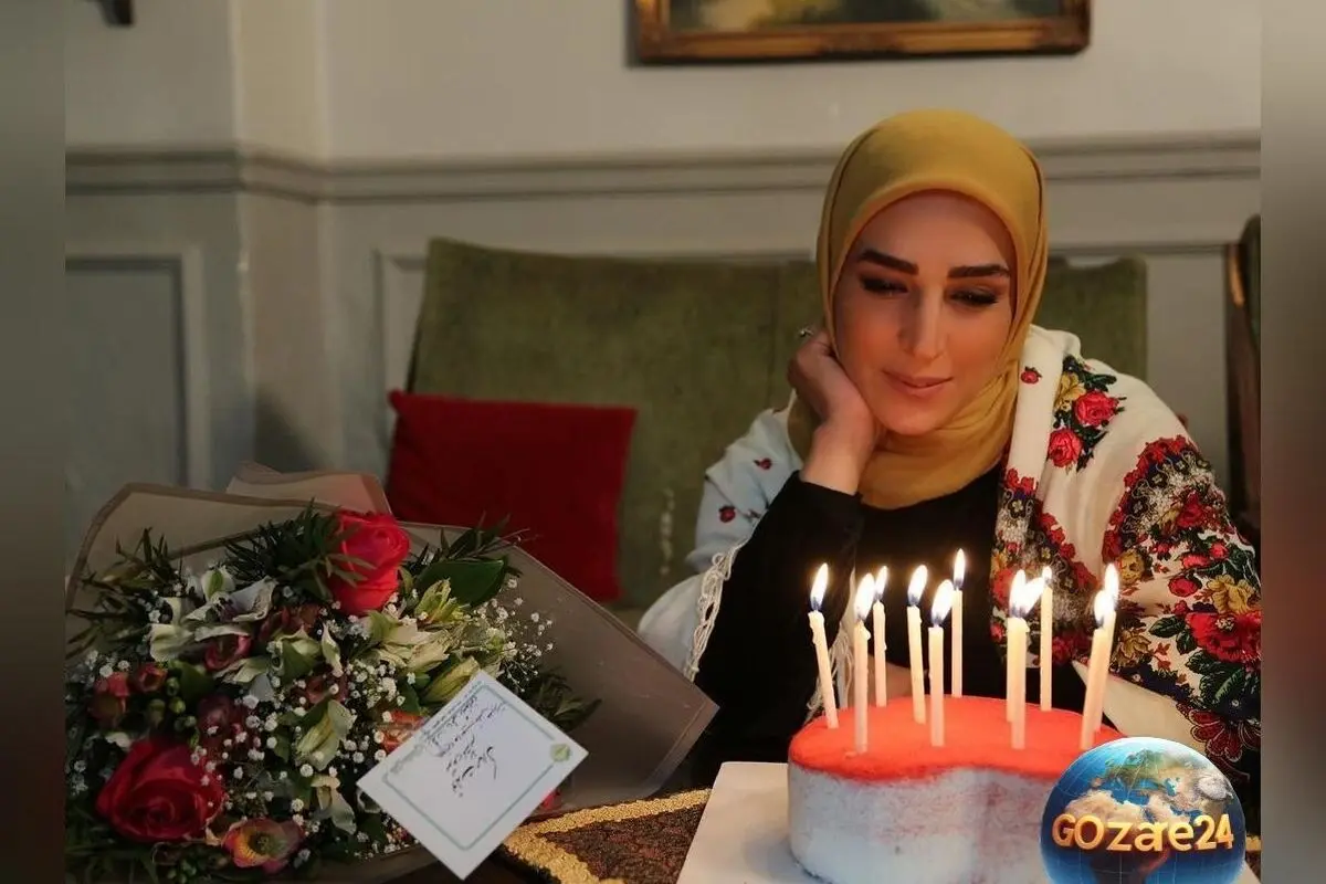 لحظه دیدنی غافلگیری تولد سوگل طهماسبی در صحنه فیلم‌برداری با کیک قلبی شیک و هیجان‌انگیز + ویدیو