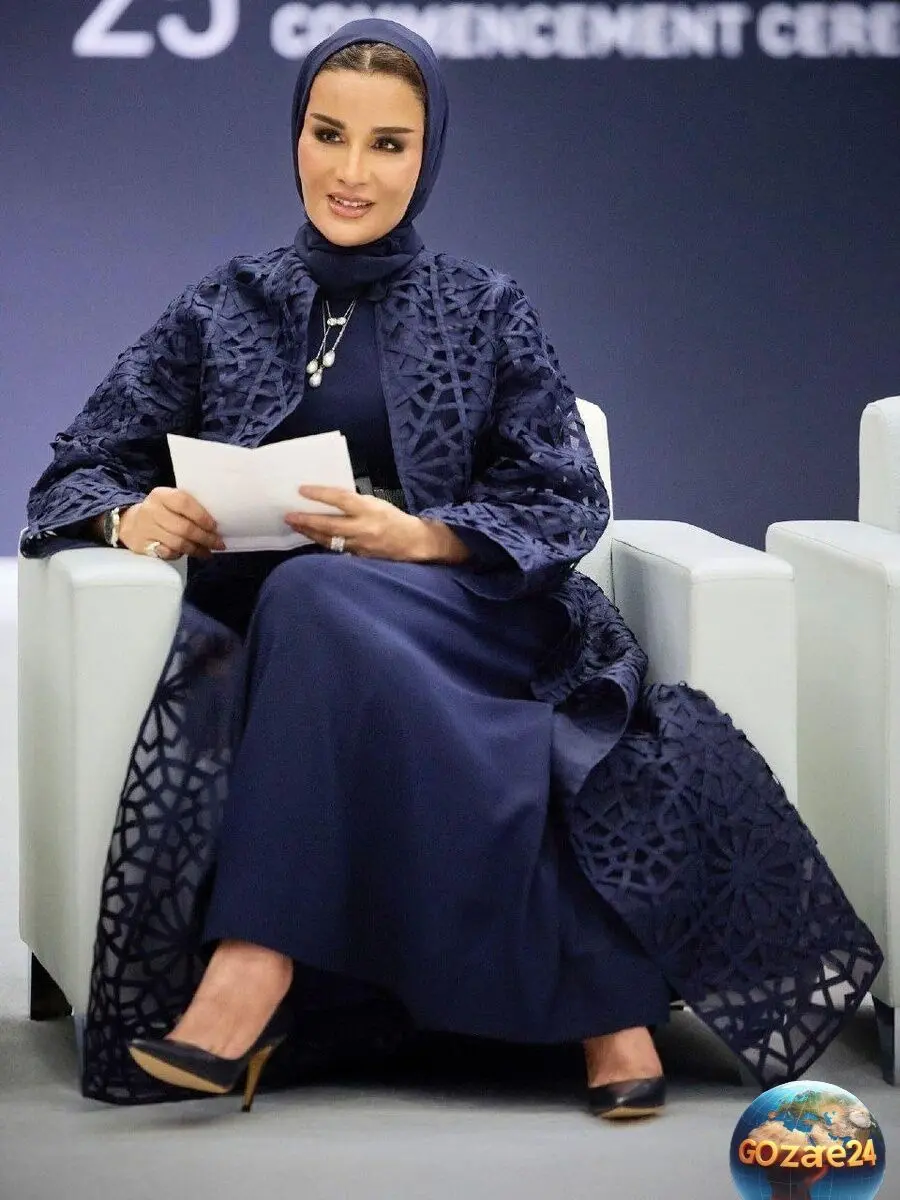 تصاویر و ویدیوهای دیدنی از شادی مادر جوان امیر قطر پس از پیروزی مراکش در جام جهانی 2022 + واکنش کاربران