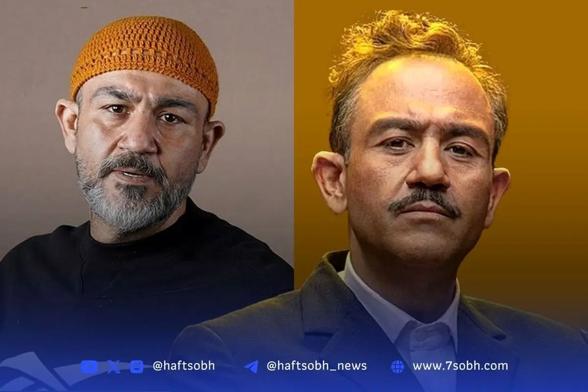 استایل جدید و جذاب مهران غفوریان با ترکیب سفید و طوسی، ظاهر شیک و متفاوت این بازیگر محبوب