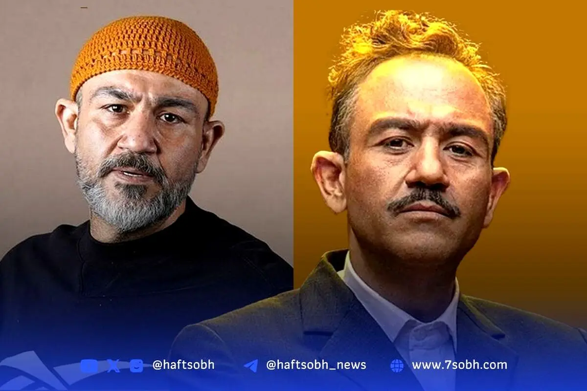 استایل جدید و جذاب مهران غفوریان با ترکیب سفید و طوسی، ظاهر شیک و متفاوت این بازیگر محبوب