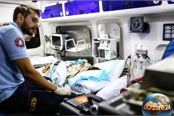 تصاویر دلخراش از انتقال اضطراری صابر کاظمی، ملی‌پوش والیبال از قطر به ایران پس از حادثه ناگهانی