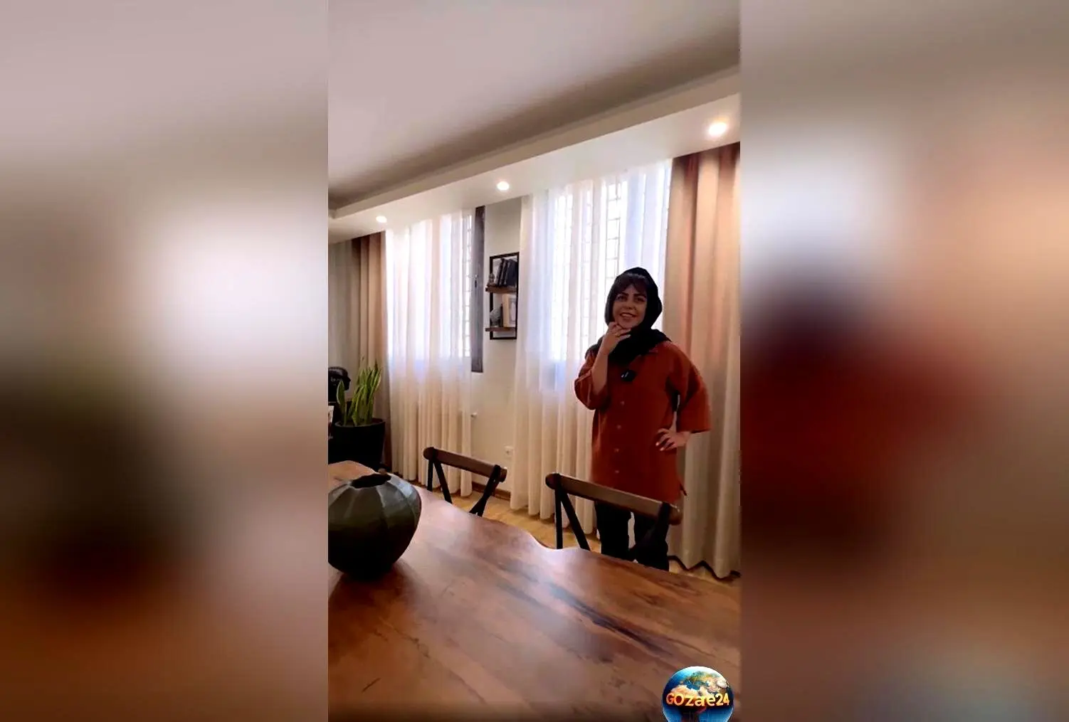 طراحی داخلی منزل الهام اخوان با سبک مینیمال و مدرن؛ فضایی روشن، دلنشین و شیک با عناصر هنری و گیاهان سبز