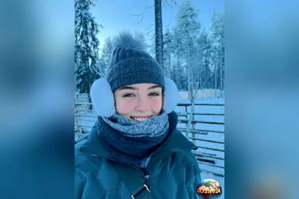 سفر زمستانی و دیدنی زهرا گونش به فنلاند، بهشتی یخی در کریسمس + تصاویر جذاب