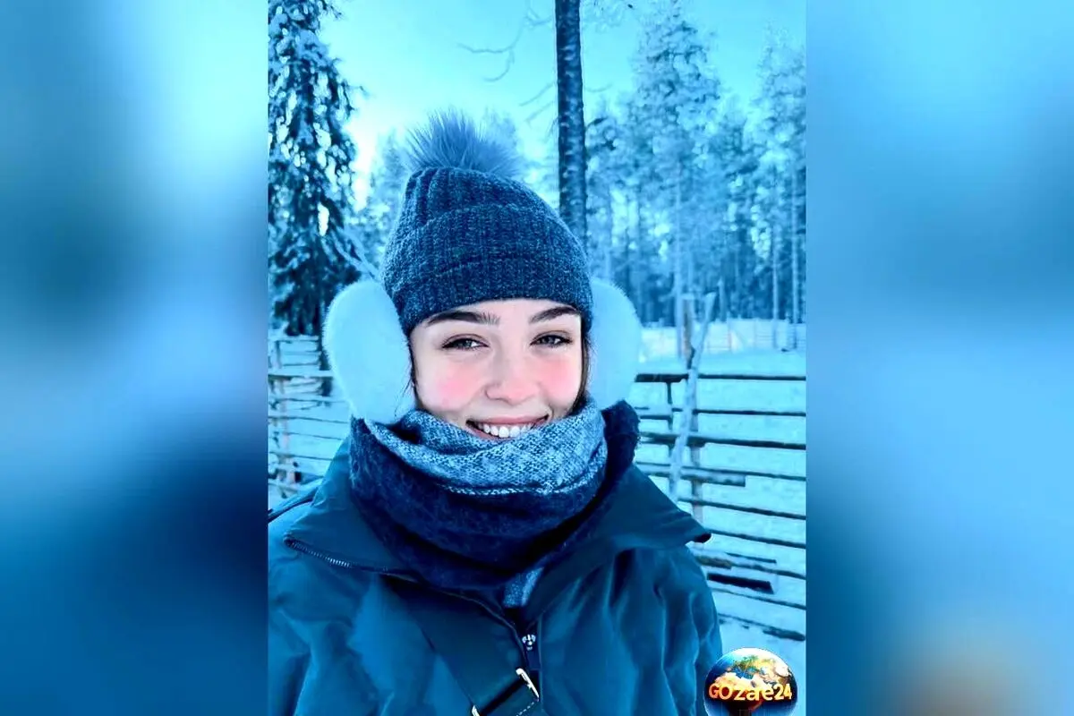 سفر زمستانی و دیدنی زهرا گونش به فنلاند، بهشتی یخی در کریسمس + تصاویر جذاب