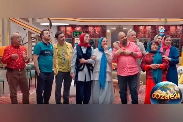 حضور پرانرژی بازیگران ایرانی و همسرانشان در فصل پایانی برنامه جوکر خانوادگی با چهره‌های مشهور و همدلی خانواده‌ها