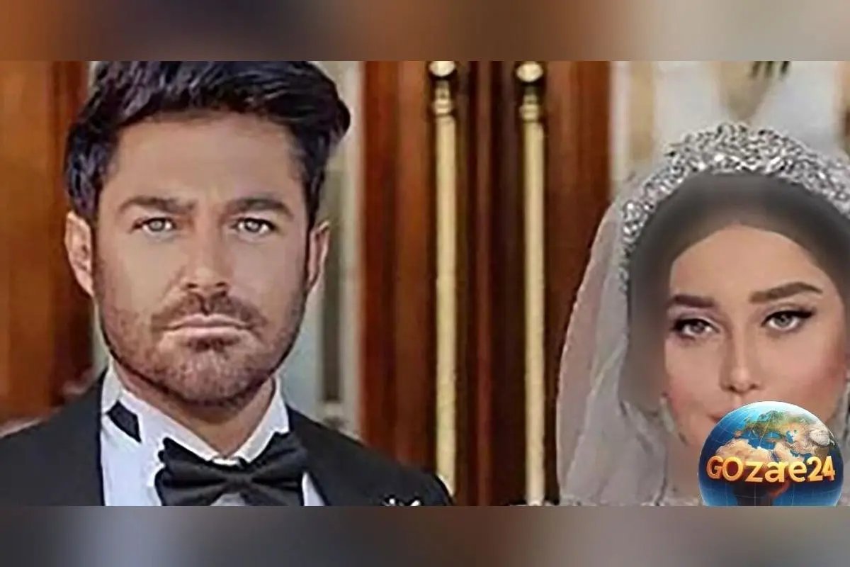 عروسی لوکس محمدرضا گلزار و همسرش آیسان آقاخانی در باغ تالار شاهانه + لباس عروس اروپایی و دسته گل منحصربه‌فرد