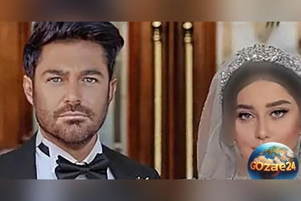 عروسی لوکس محمدرضا گلزار و همسرش آیسان آقاخانی در باغ تالار شاهانه + لباس عروس اروپایی و دسته گل منحصربه‌فرد