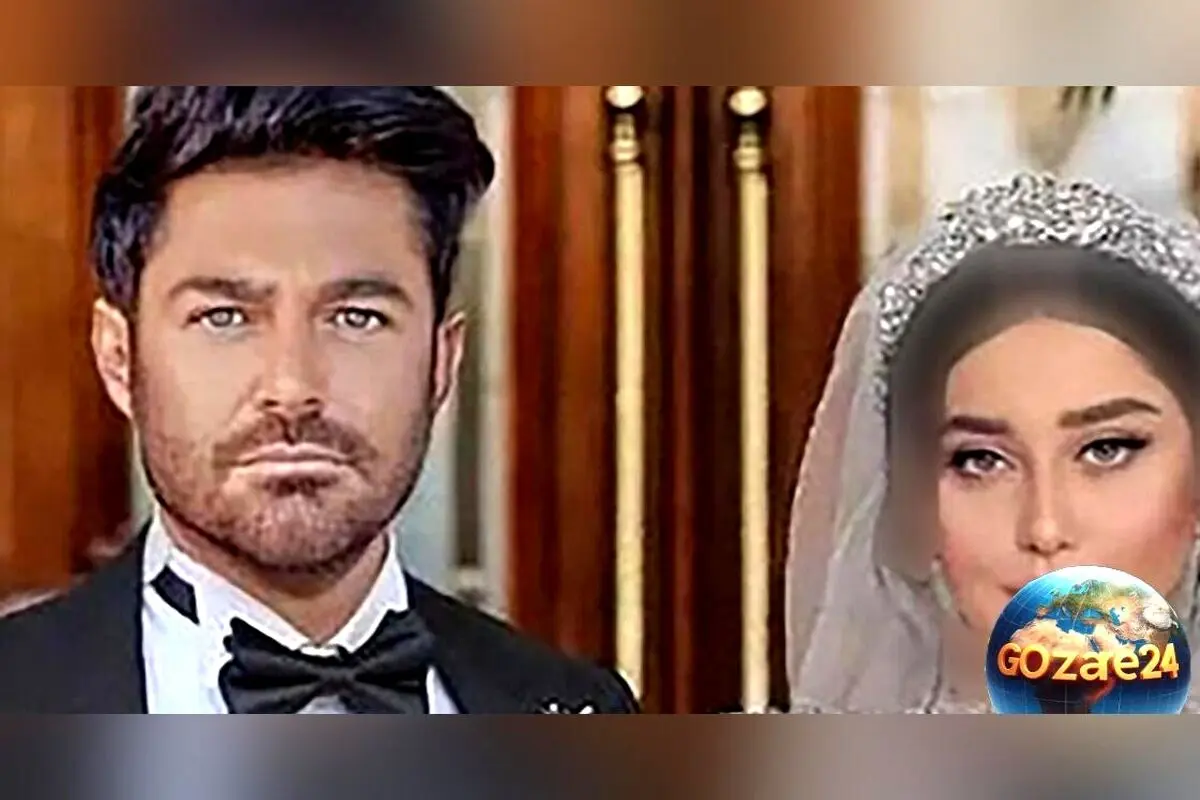 عروسی لوکس محمدرضا گلزار و همسرش آیسان آقاخانی در باغ تالار شاهانه + لباس عروس اروپایی و دسته گل منحصربه‌فرد