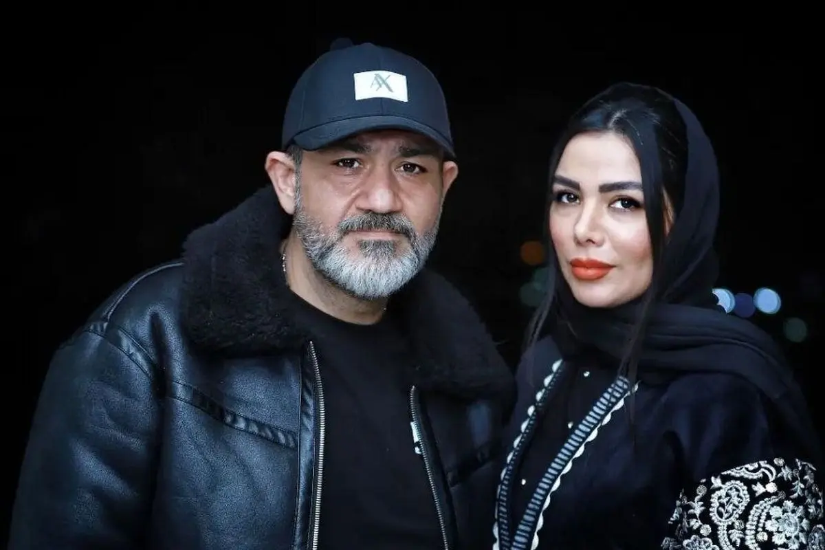 مهران غفوریان و همسرش در اکران مردمی فیلم بی‌سروصدا؛ لحظه‌ای عاشقانه و دیدنی