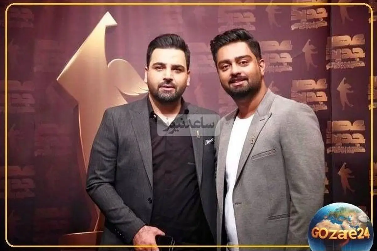 ویدیو کل کل احسان علیخانی و ایمان قیاسی در برنامه عصر جدید | شوخی جنجالی درباره زن دوم و همسر!