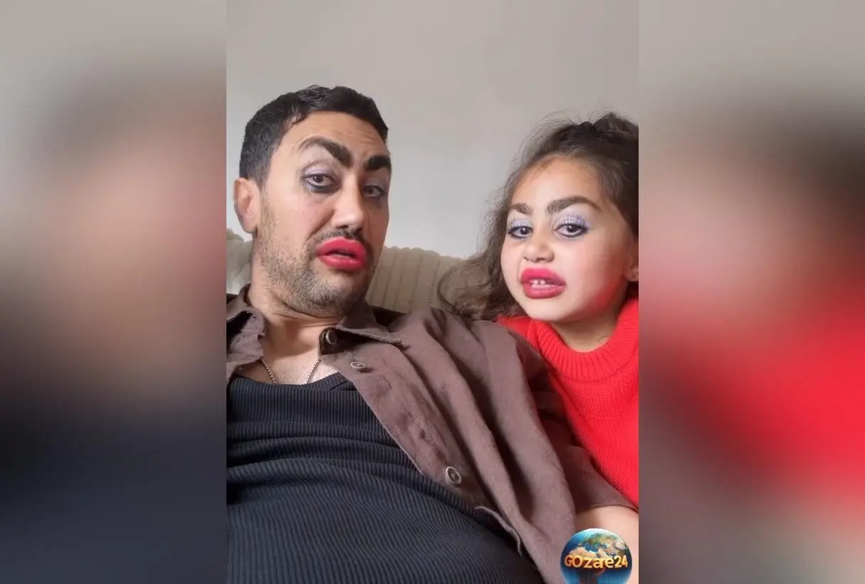 ویدئوی دیدنی و بامزه شاهرخ استخری و دخترش نبات؛ تقلید صدای فیلترها و لحظات عاشقانه پدر و دختری در فضای مجازی