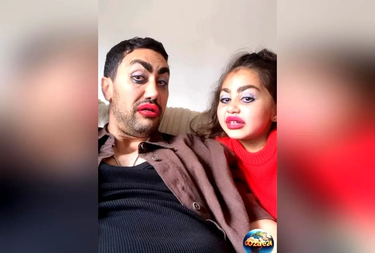 ویدئوی دیدنی و بامزه شاهرخ استخری و دخترش نبات؛ تقلید صدای فیلترها و لحظات عاشقانه پدر و دختری در فضای مجازی