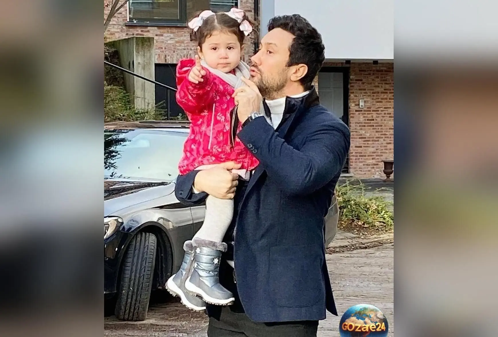 اضافه شدن عضو جدید و بانمک به خانواده استخری در بلژیک + عروسک دست‌ساز و شادی دخترش نبات