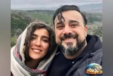 دیدار دوستانه امیرعلی نبویان و همسرش با سپند امیرسلیمانی و مونا کرمی به مناسبت تولد پسرشان + عکس