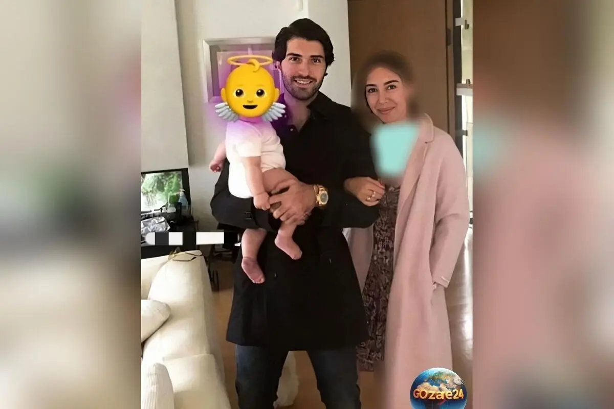 کریم انصاری فرد و خانواده‌اش: تصویر همسر خارجی و دختر نازنین او | عکس جدید و جذاب