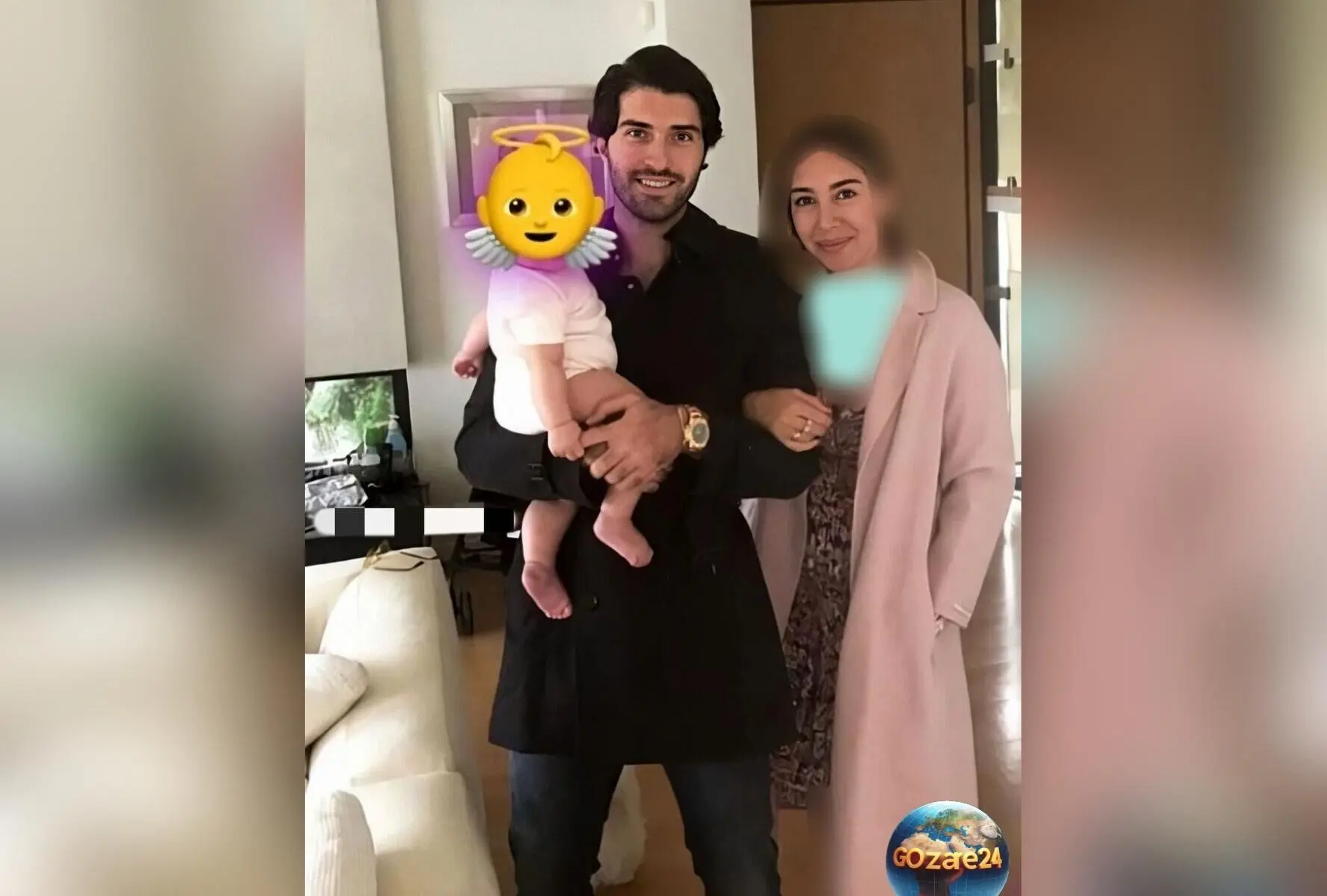 کریم انصاری فرد و خانواده‌اش: تصویر همسر خارجی و دختر نازنین او | عکس جدید و جذاب