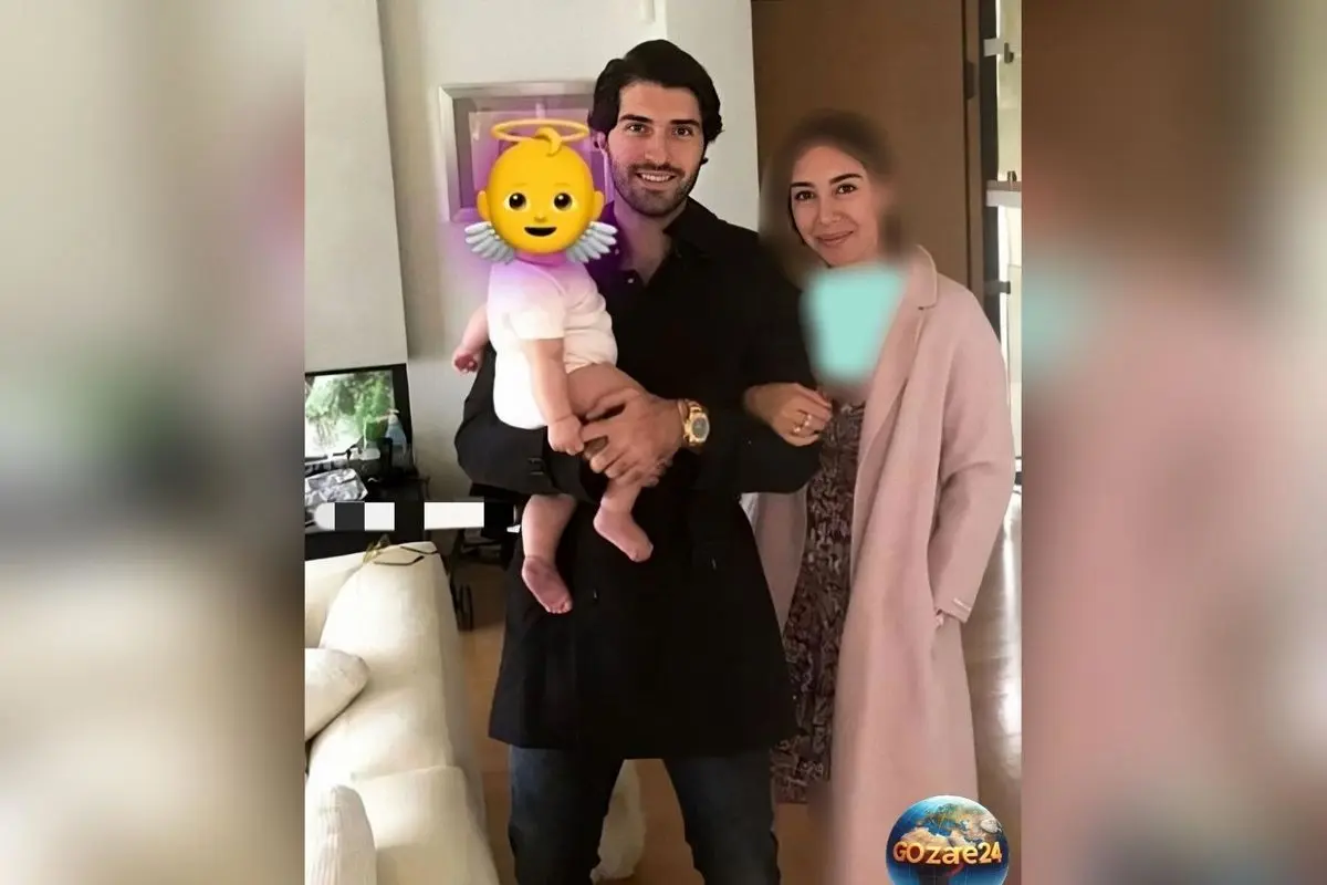 کریم انصاری فرد و خانوادهاش: تصویر همسر خارجی و دختر نازنین او | عکس جدید و جذاب