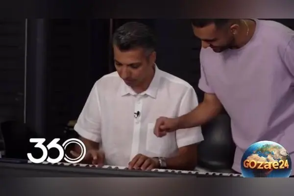 ویدیوی دیدنی پیانونوازی عادل فردوسی‌پور با حضور همایون شجریان در برنامه 360 + فیلم